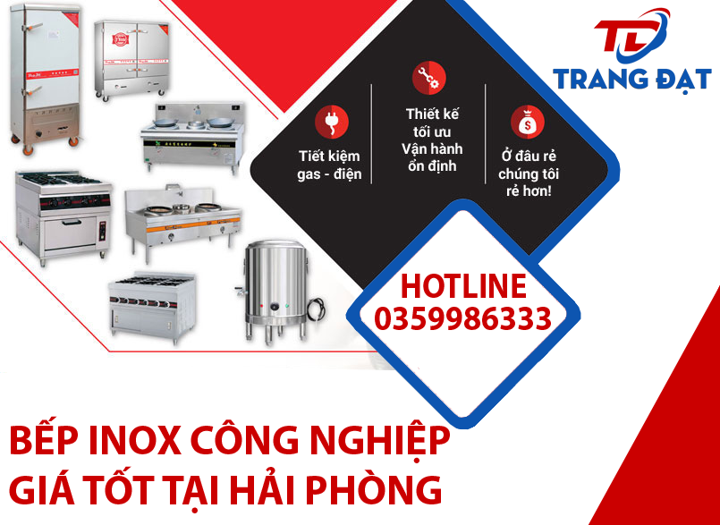  Báo giá bếp inox công nghiệp giá tốt tại Hải Phòng